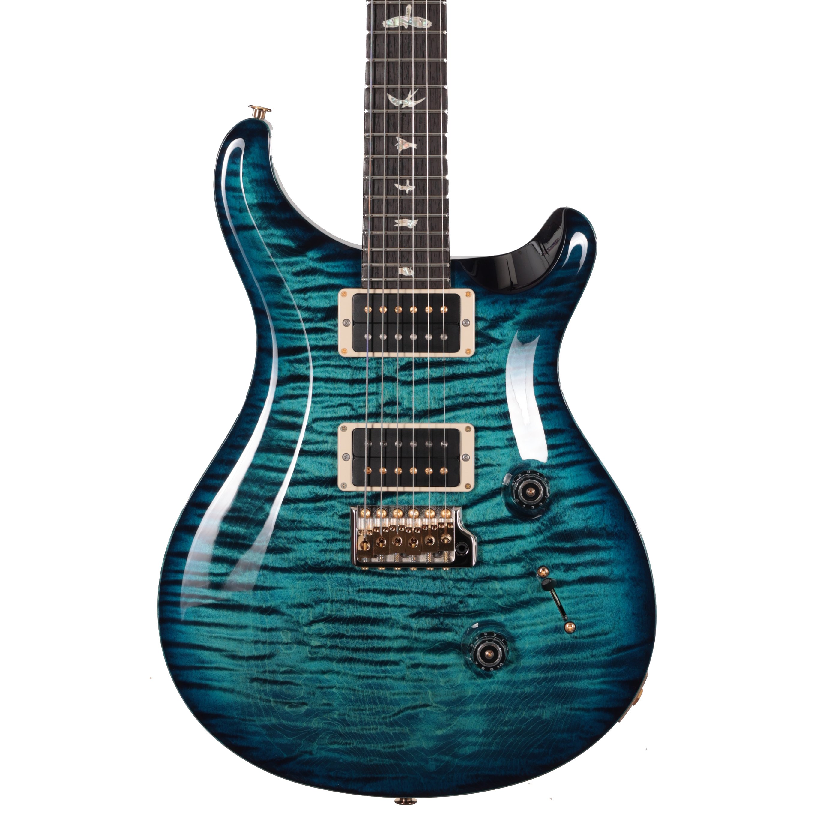 PRS Limited Edition Wood Library 10 Top Custom 24 Electric Guitar in Cobalt  Blue